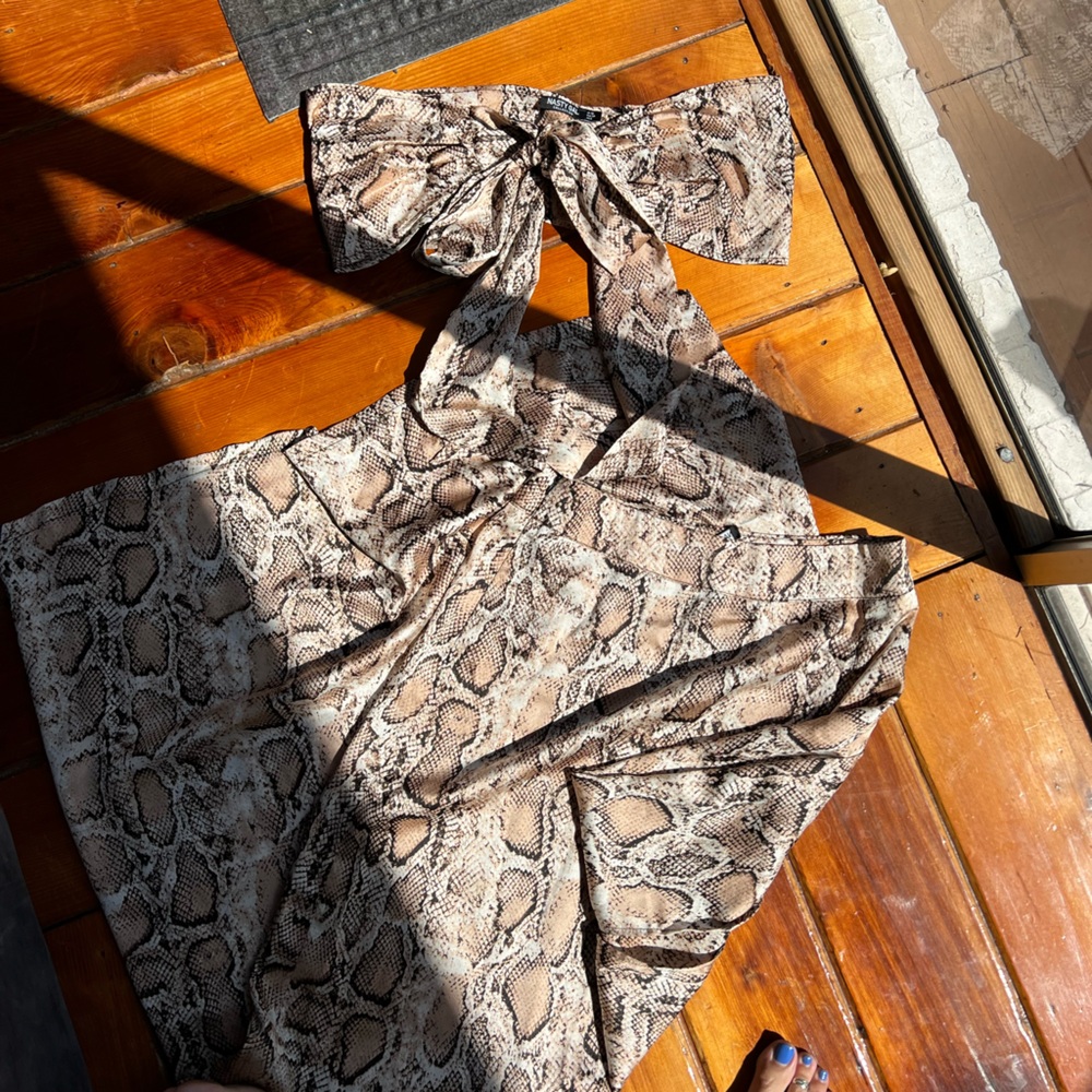 Snake skin two piece set